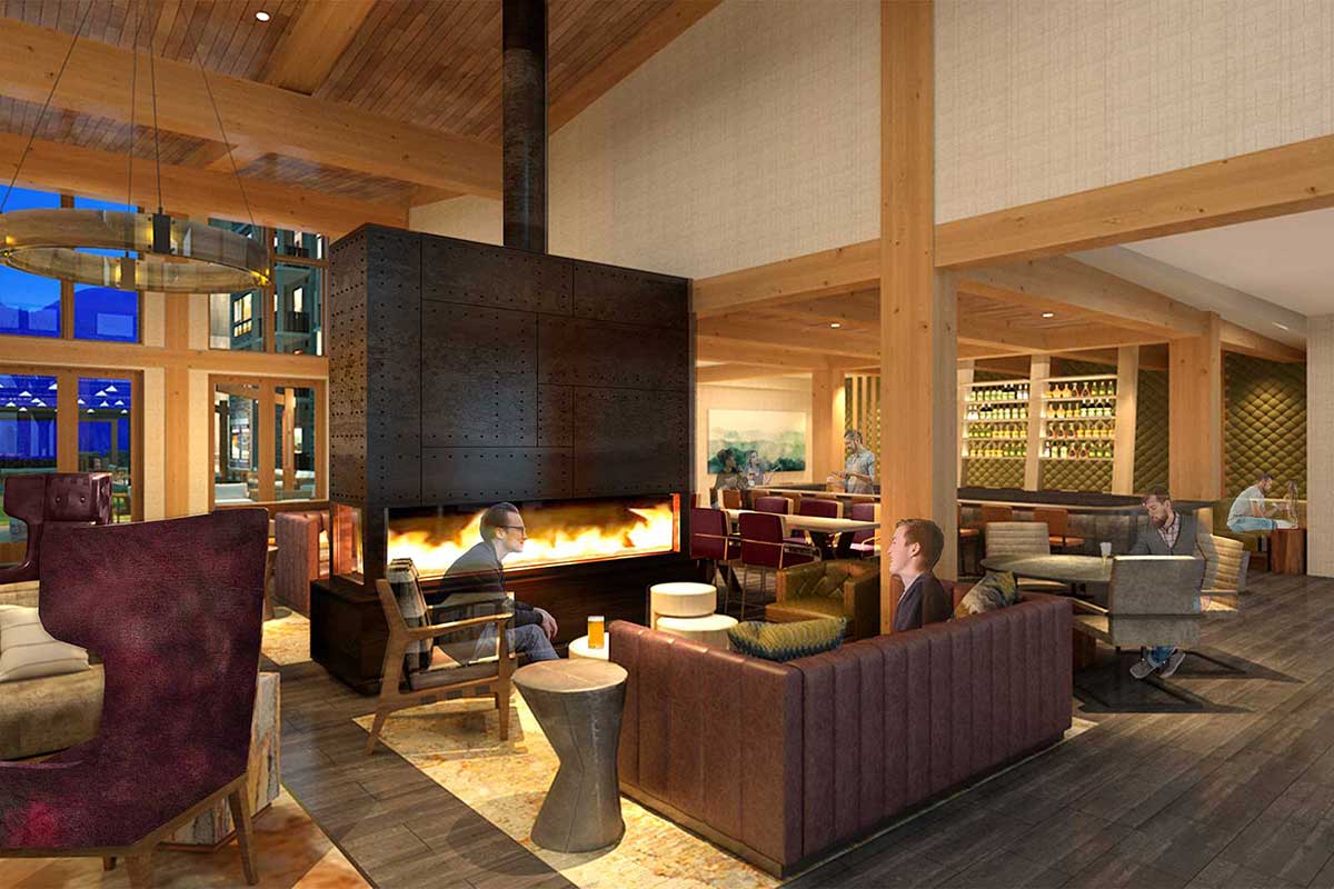 Kindred Resort Lobby Rendering