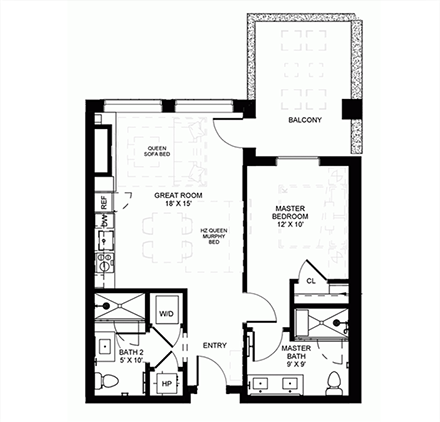 W110 floor plan