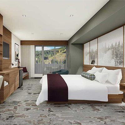 Kindred Resort King Bedroom Rendering round