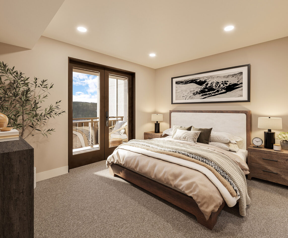 Kindred Residences King Bedroom Mountain View